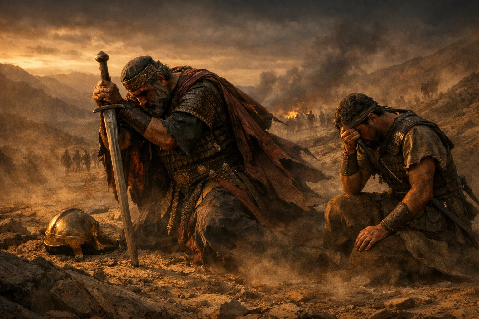 Saul Falls on His Sword