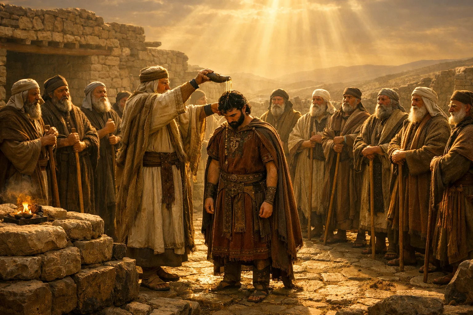 David Anointed at Hebron