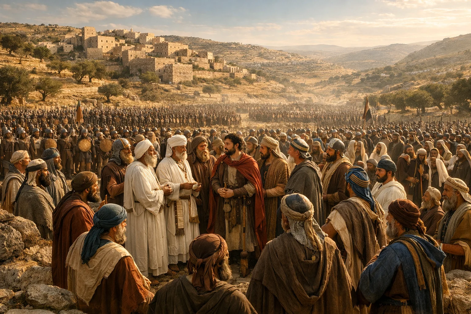 All Israel Gathers at Hebron