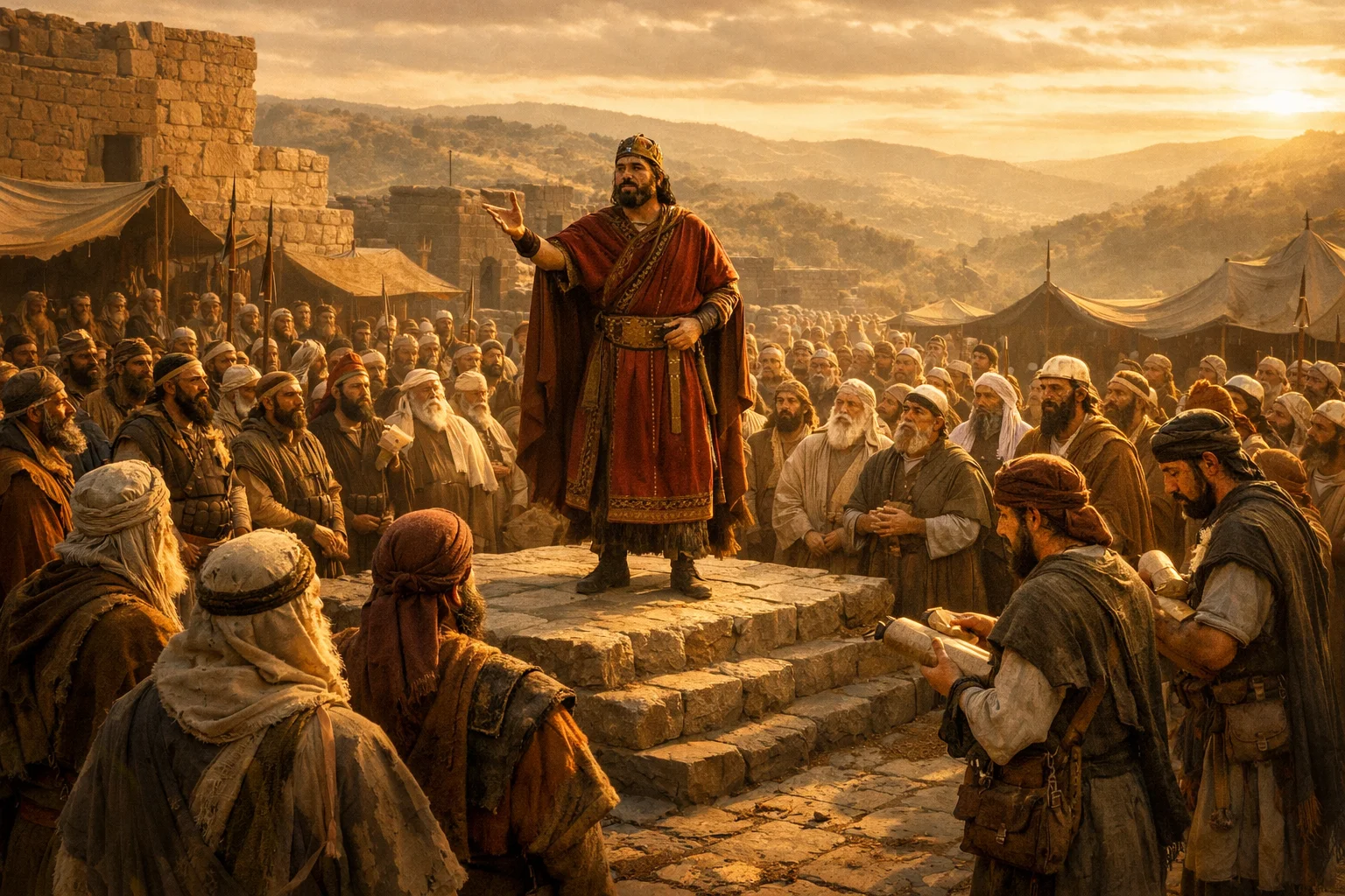 David Consults the Assembly