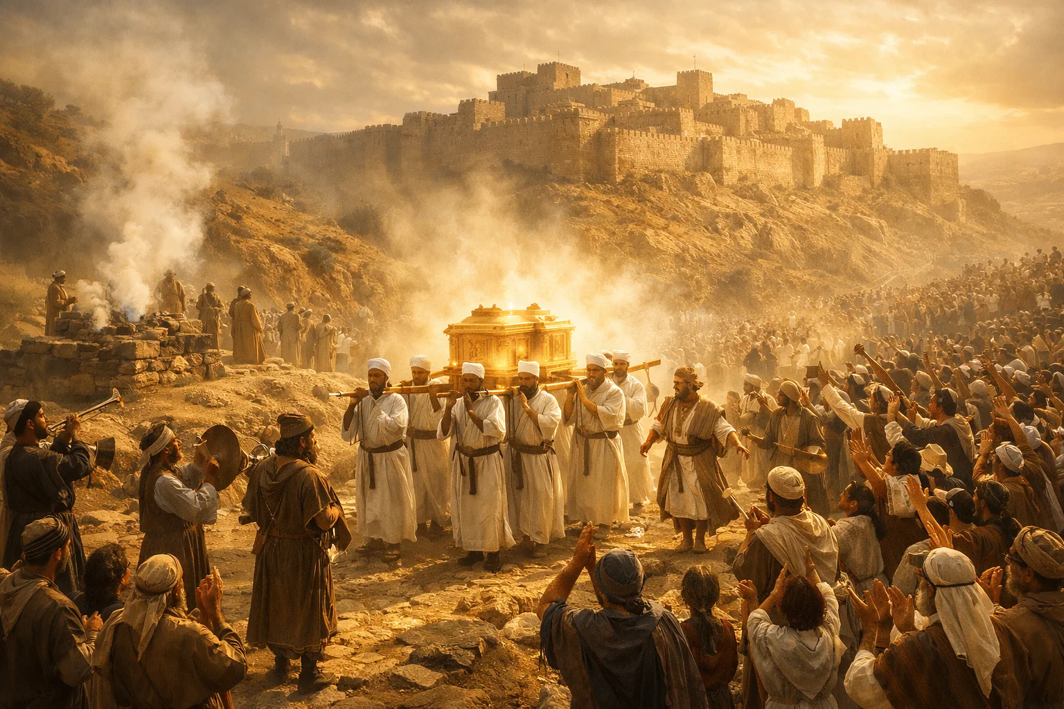 The Ark Brought Up with Sacrifice and Song