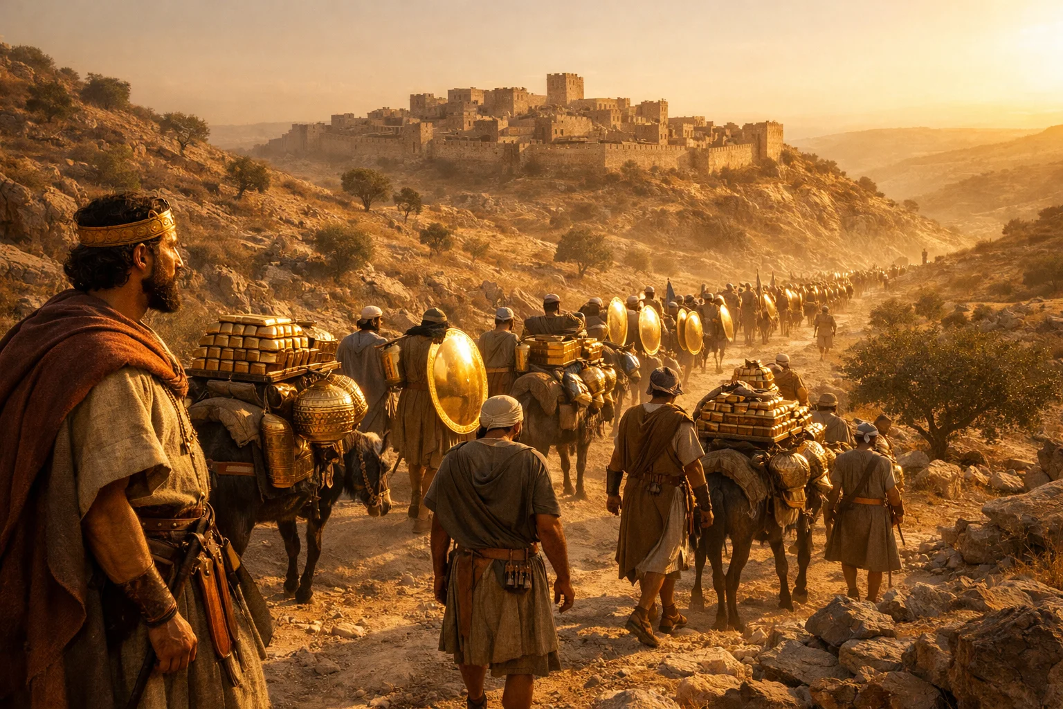 Spoils Carried to Jerusalem