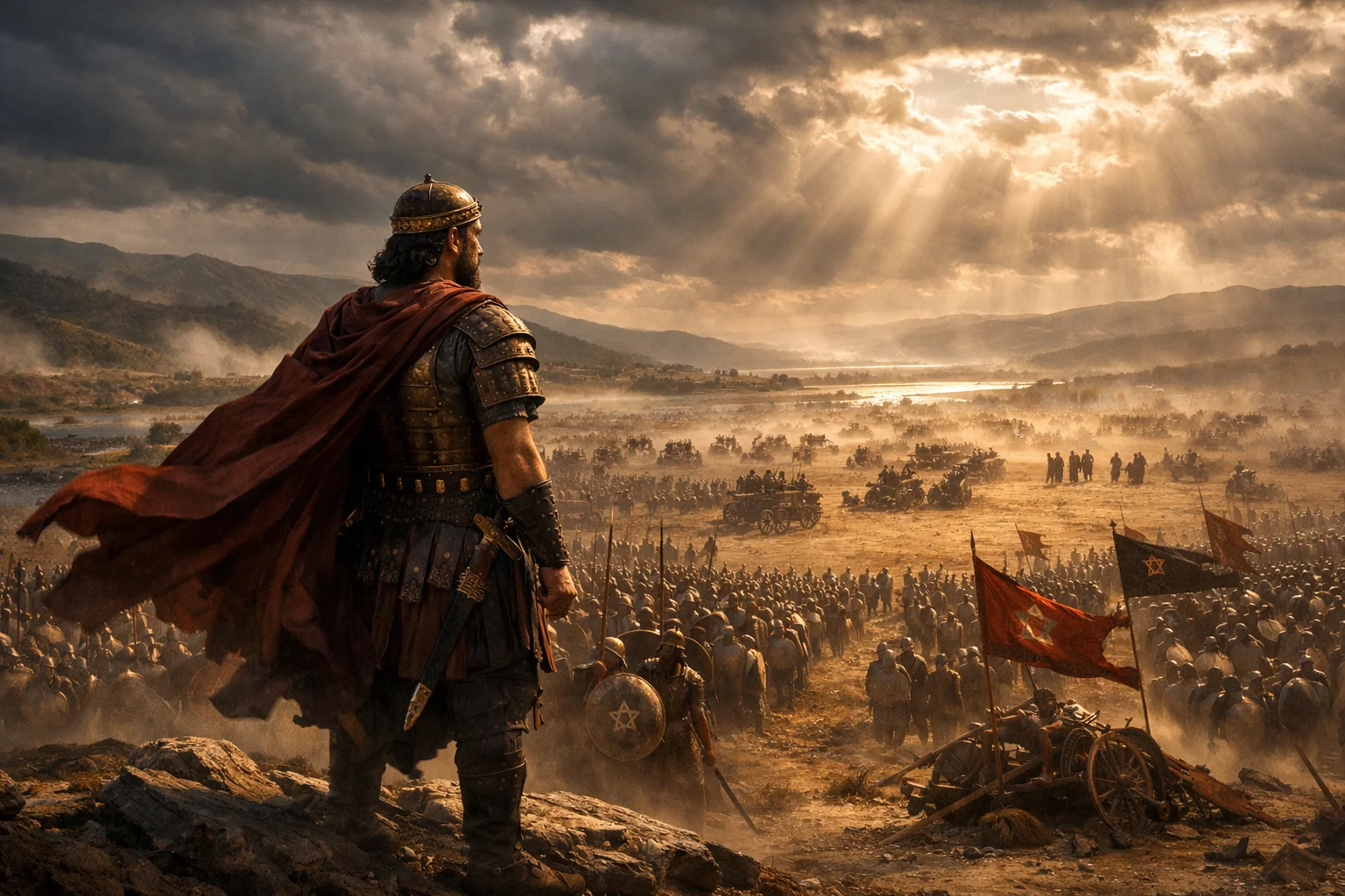 David Defeats the Aramean Coalition