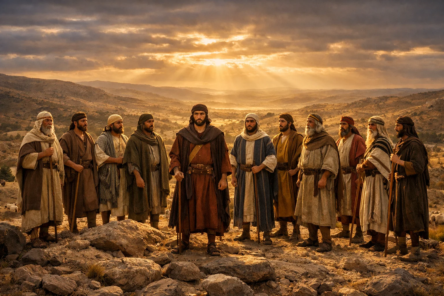 The Twelve Sons of Israel Named