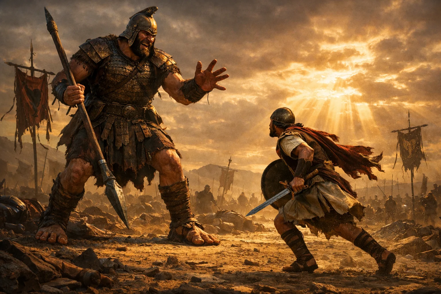 Jonathan Defeats the Taunting Giant of Gath