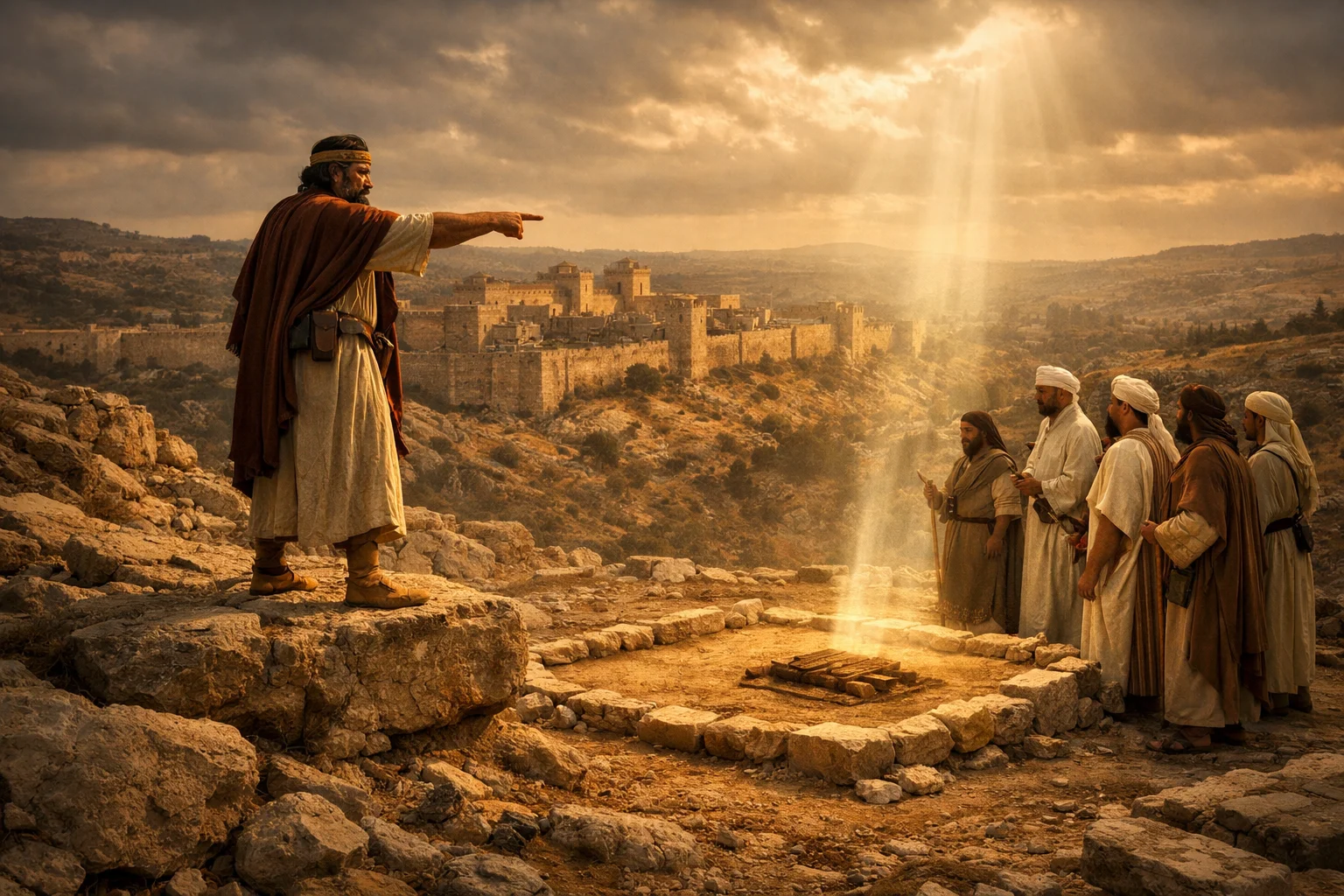 David Declares the Holy Site