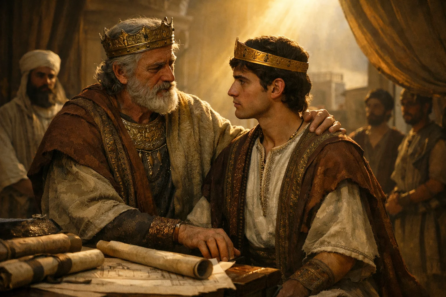 David Charges Solomon