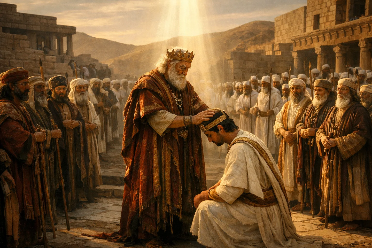 David Crowns Solomon Before Israel
