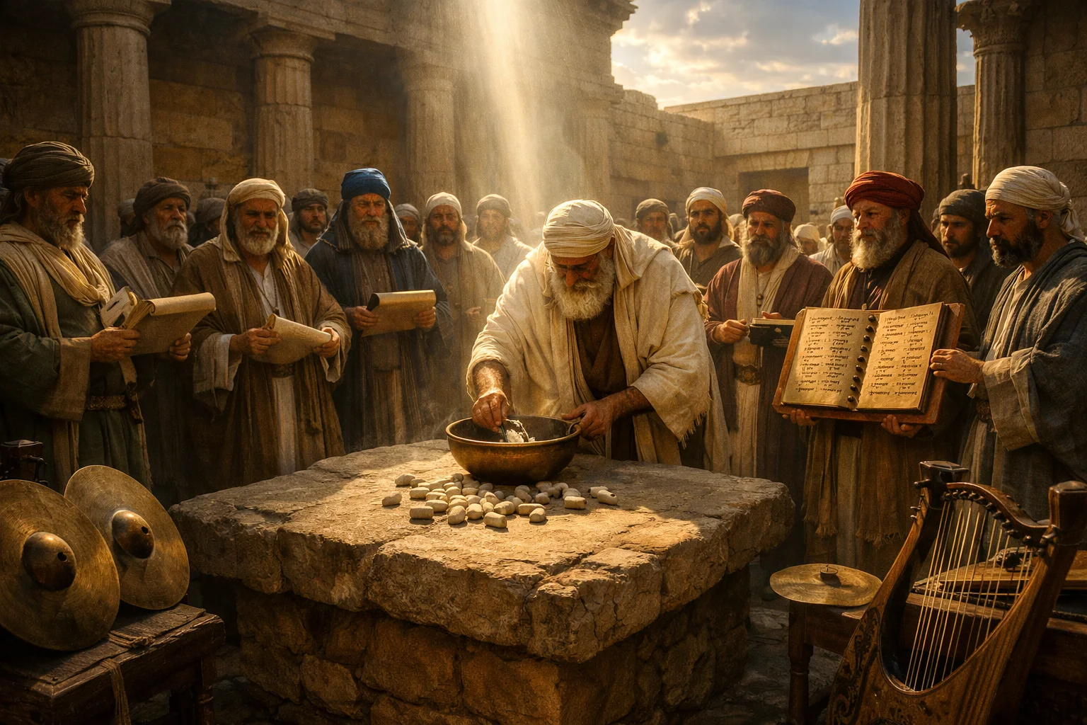 Casting Lots for Sacred Service