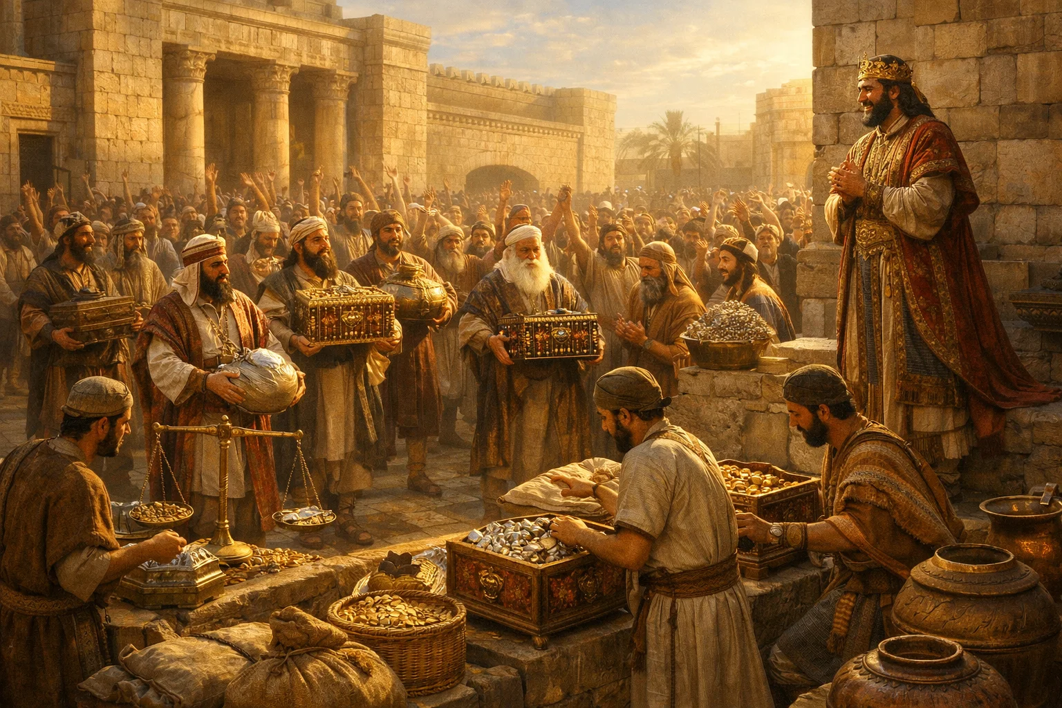 The Leaders Give Willingly