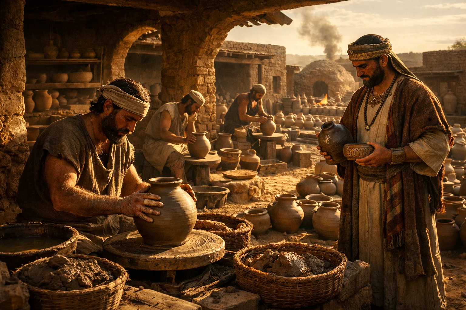 The King’s Potters at Work