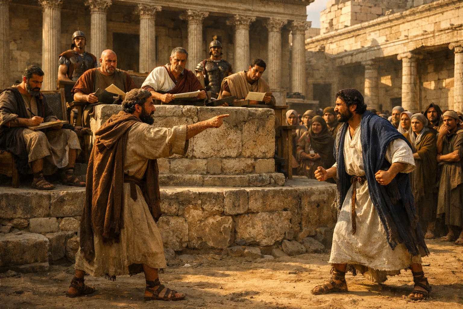 Brothers Before a Pagan Court