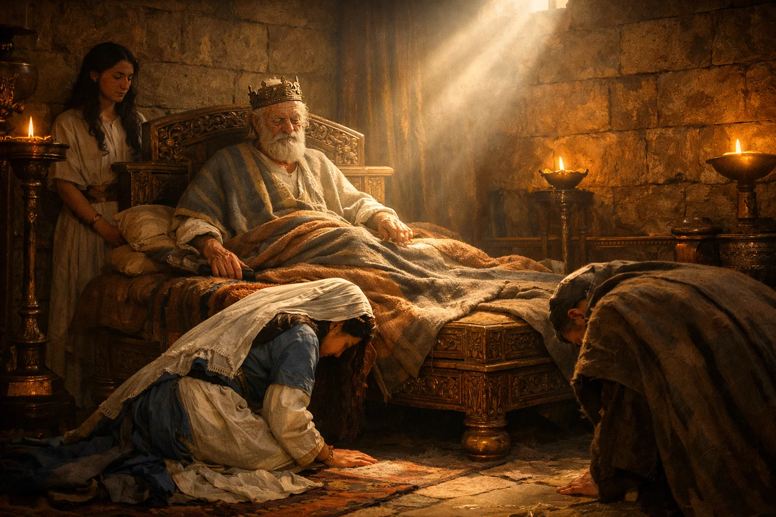 Bathsheba and Nathan Before David