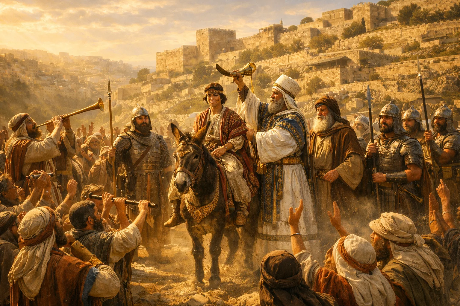 Solomon Anointed at Gihon