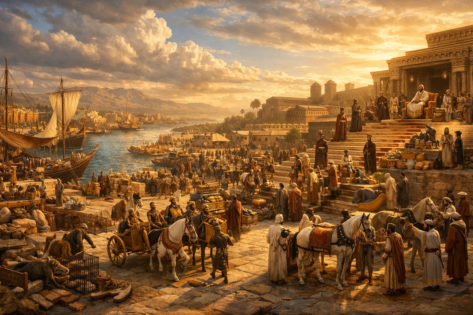 The World Brings Tribute to Solomon