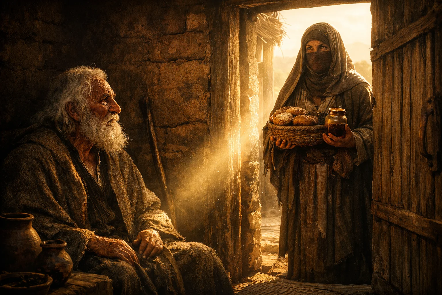 Ahijah Recognizes the Hidden Visitor