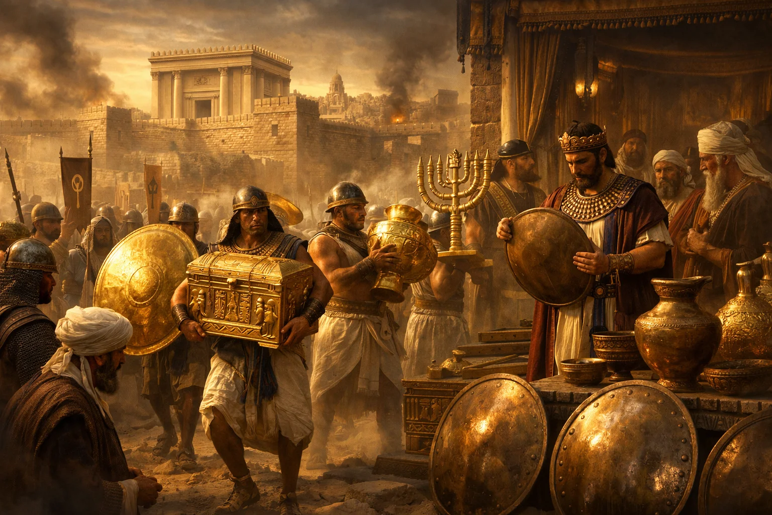 Shishak Plunders Jerusalem’s Treasures