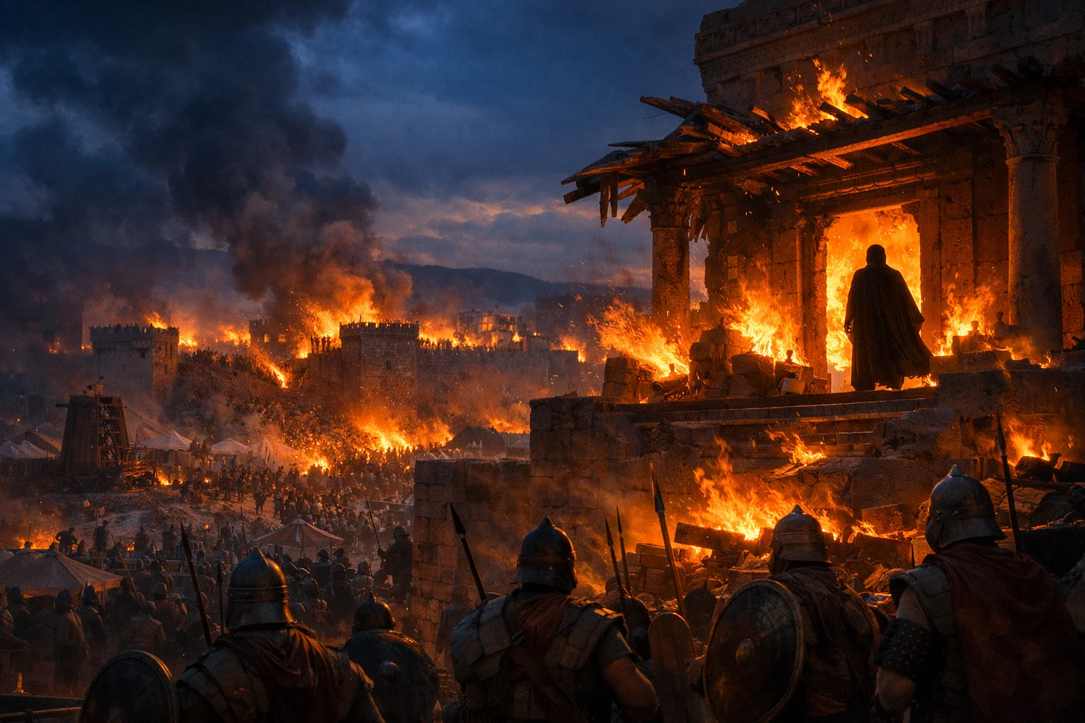 Zimri’s Seven-Day Reign Ends in Fire