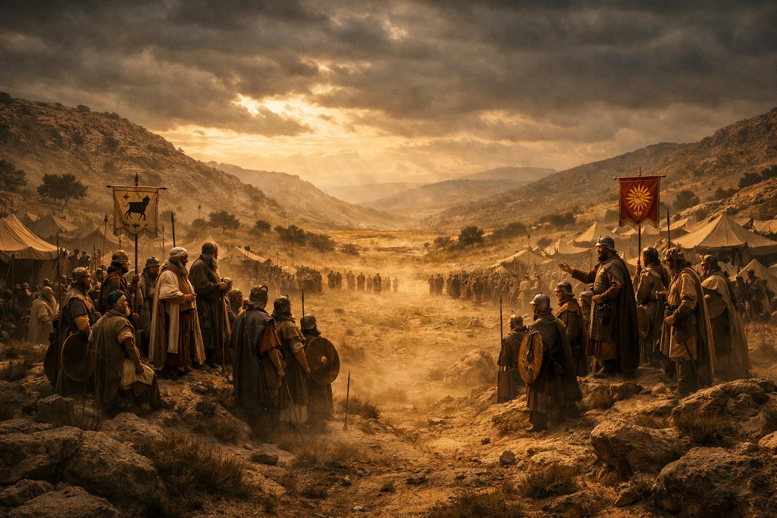 Israel Divided Between Tibni and Omri