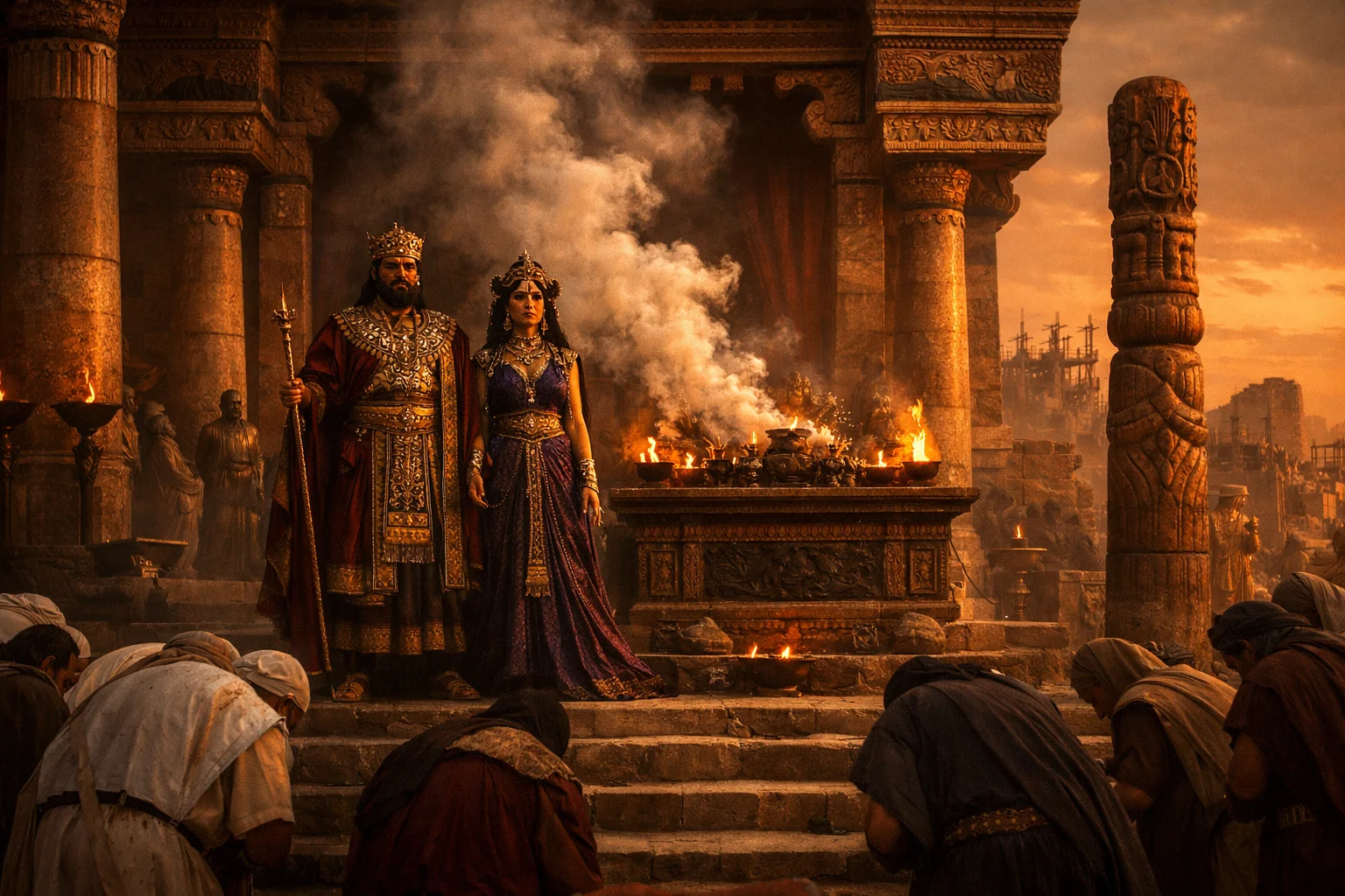 Ahab and Jezebel Establish Baal Worship