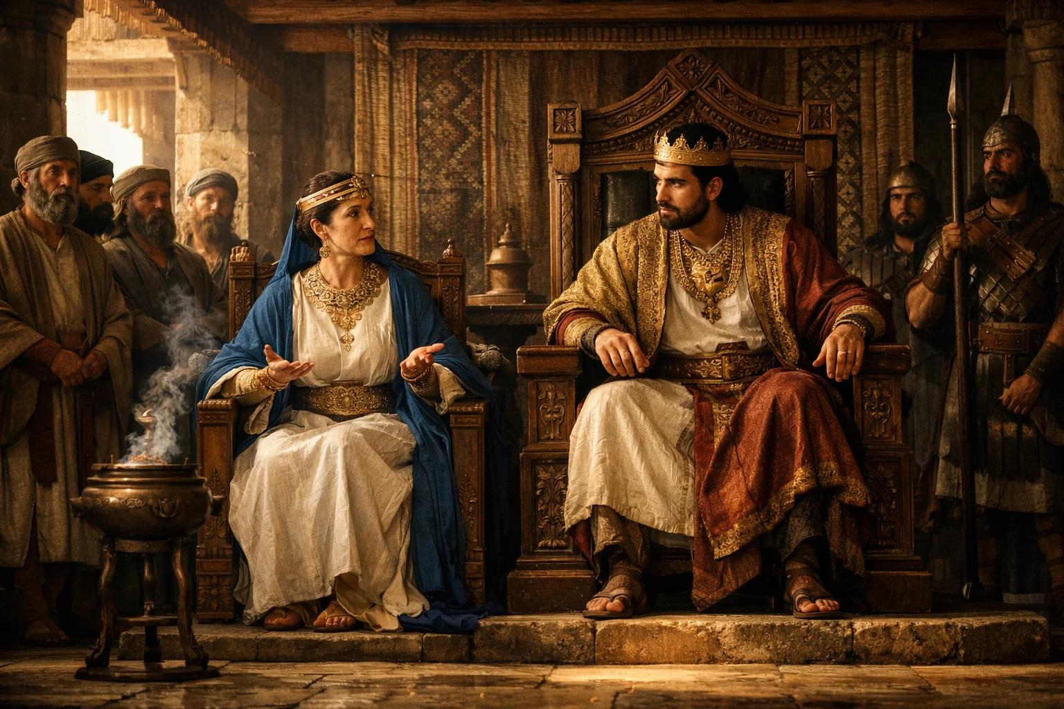 Bathsheba Brings Adonijah’s Request