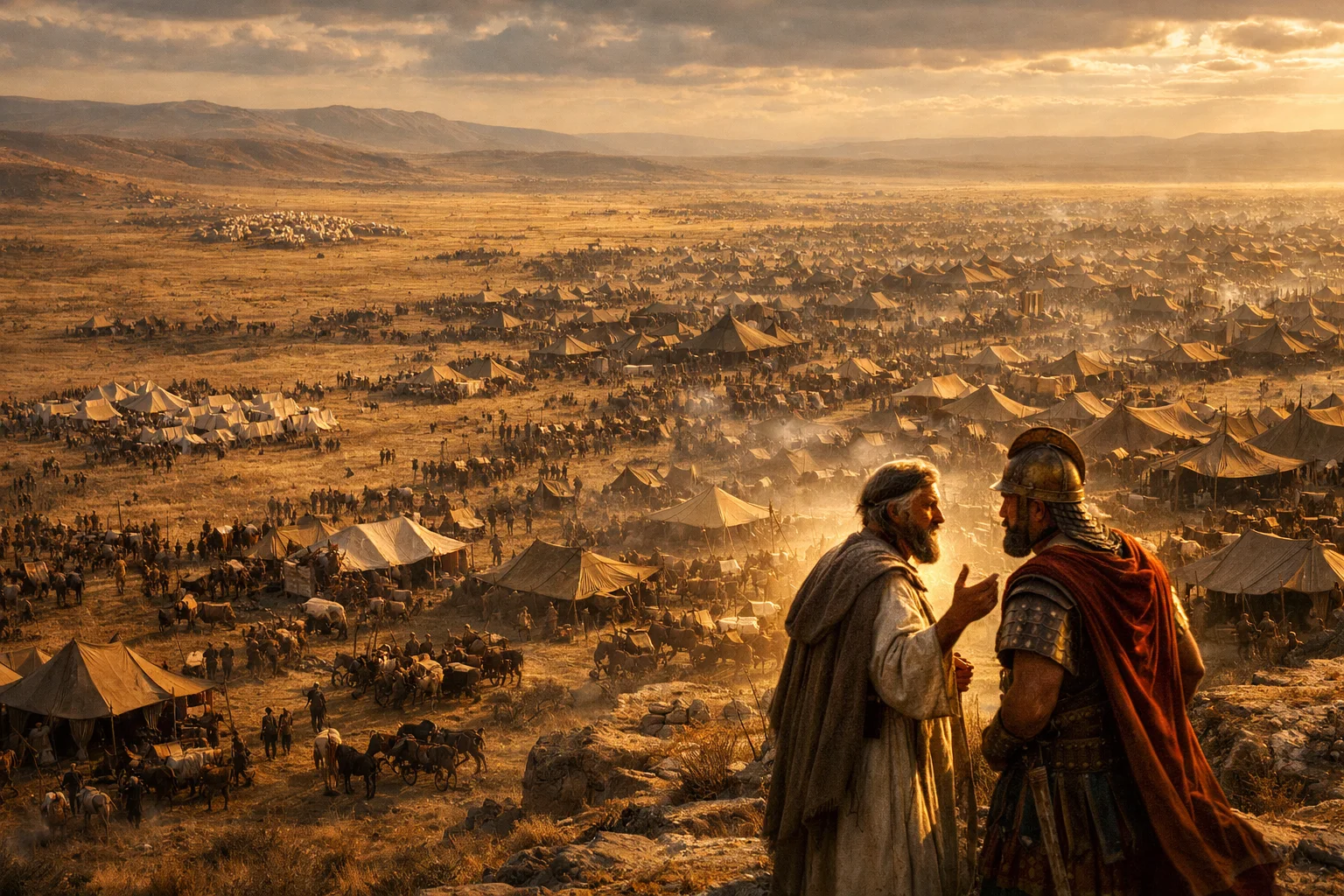 Two Flocks Before Aphek