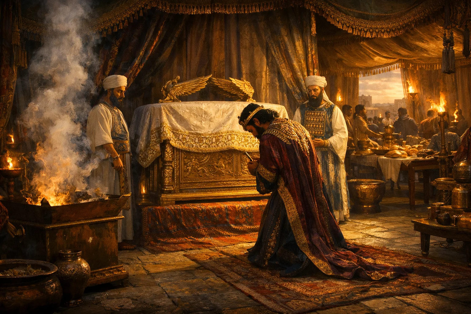 Solomon Before the Ark