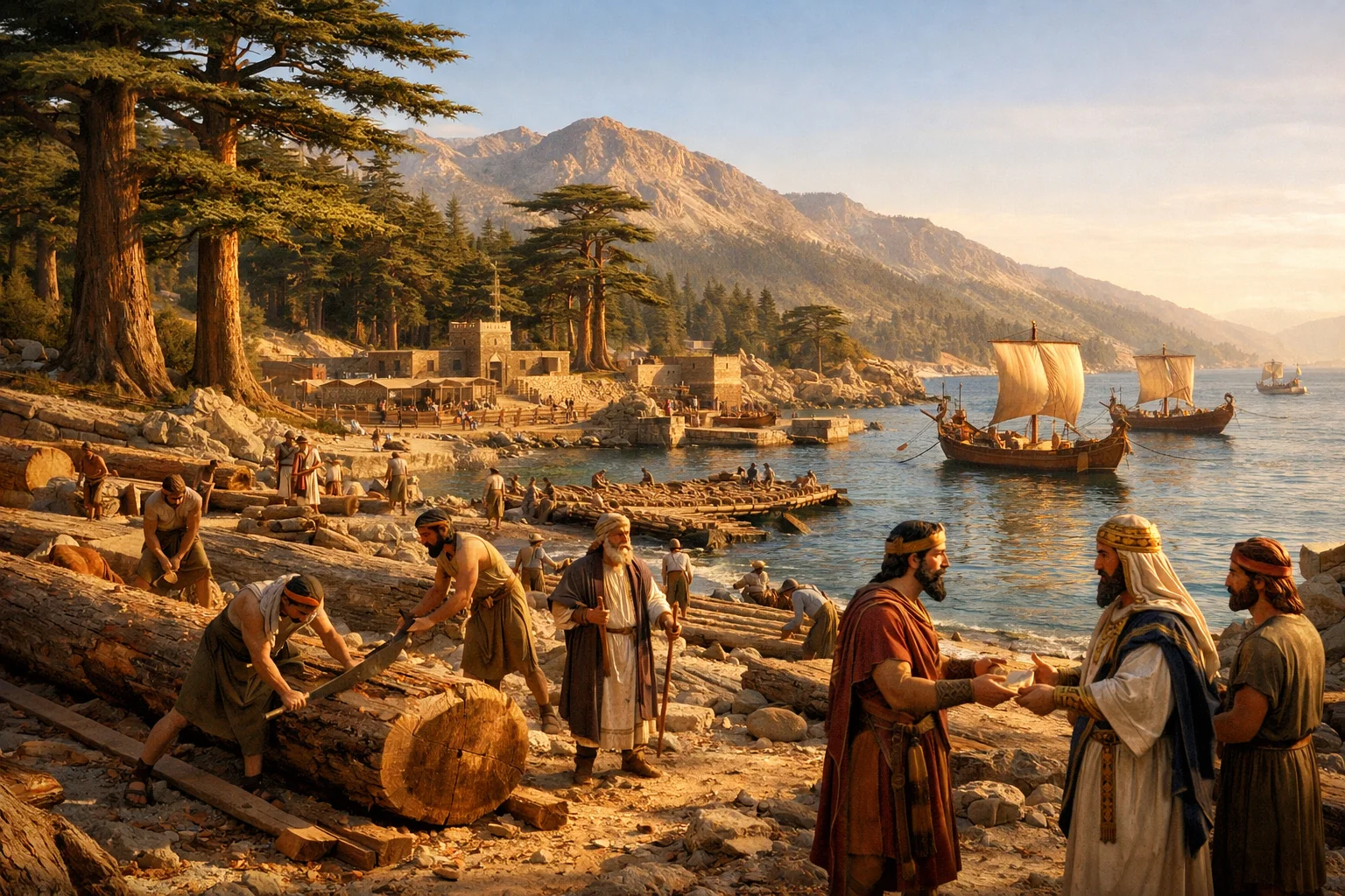 Cedar from Lebanon, Peace Between Kings