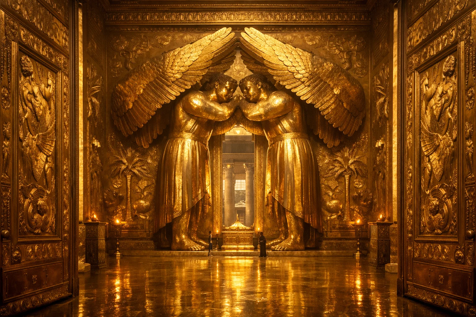 Cherubim and Carved Glory