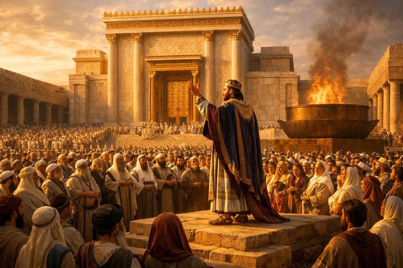 Solomon Blesses the Assembly