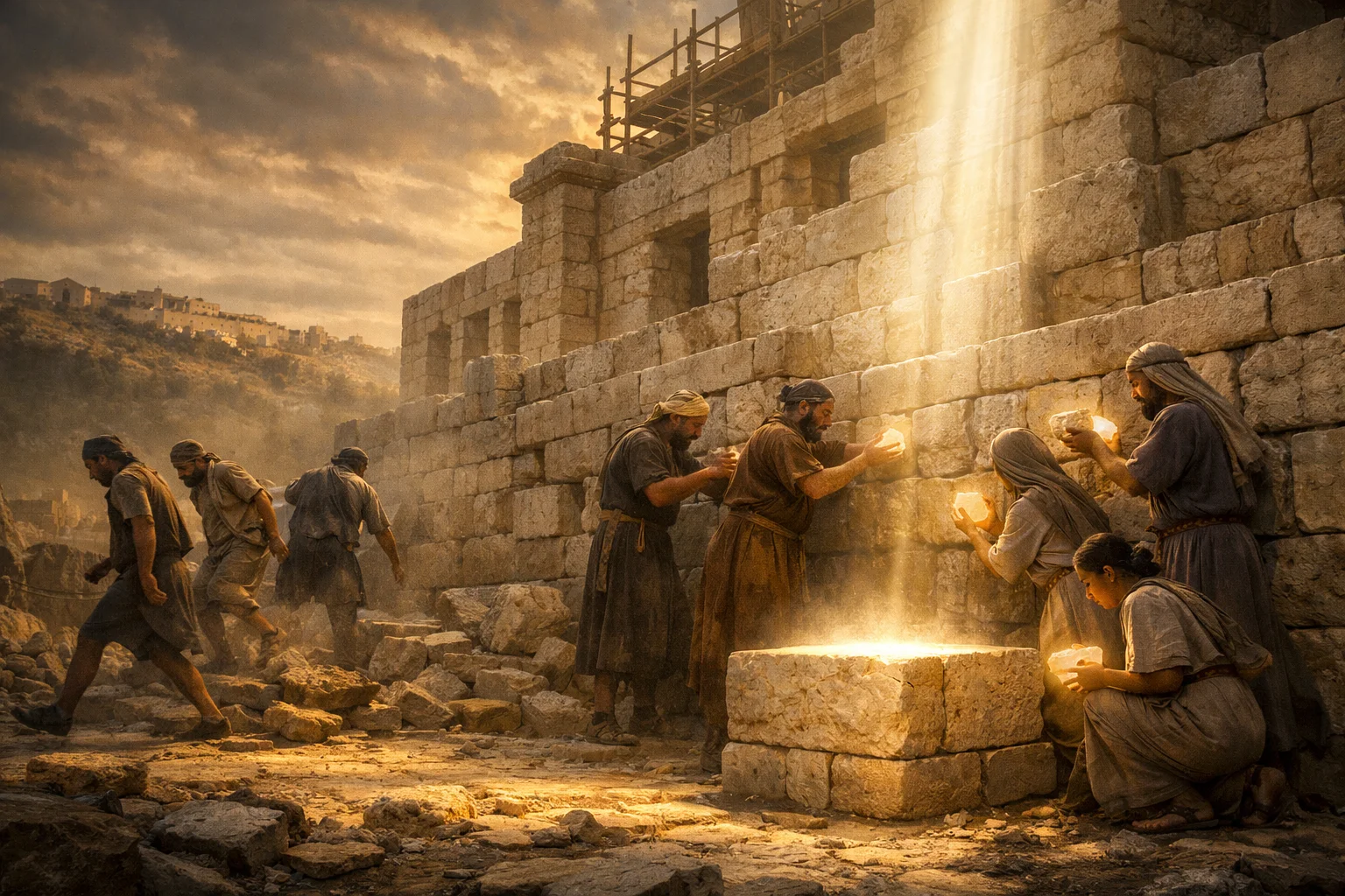 The Living Stone and Spiritual House