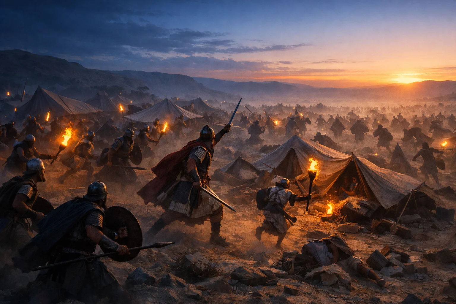 The Night Attack and Deliverance