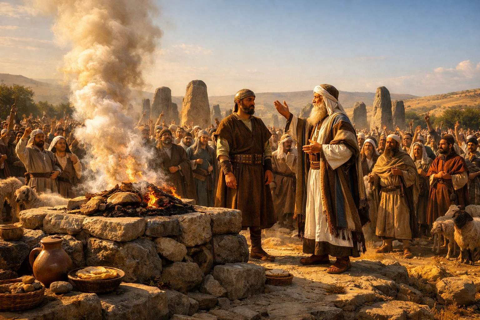 Saul Confirmed at Gilgal
