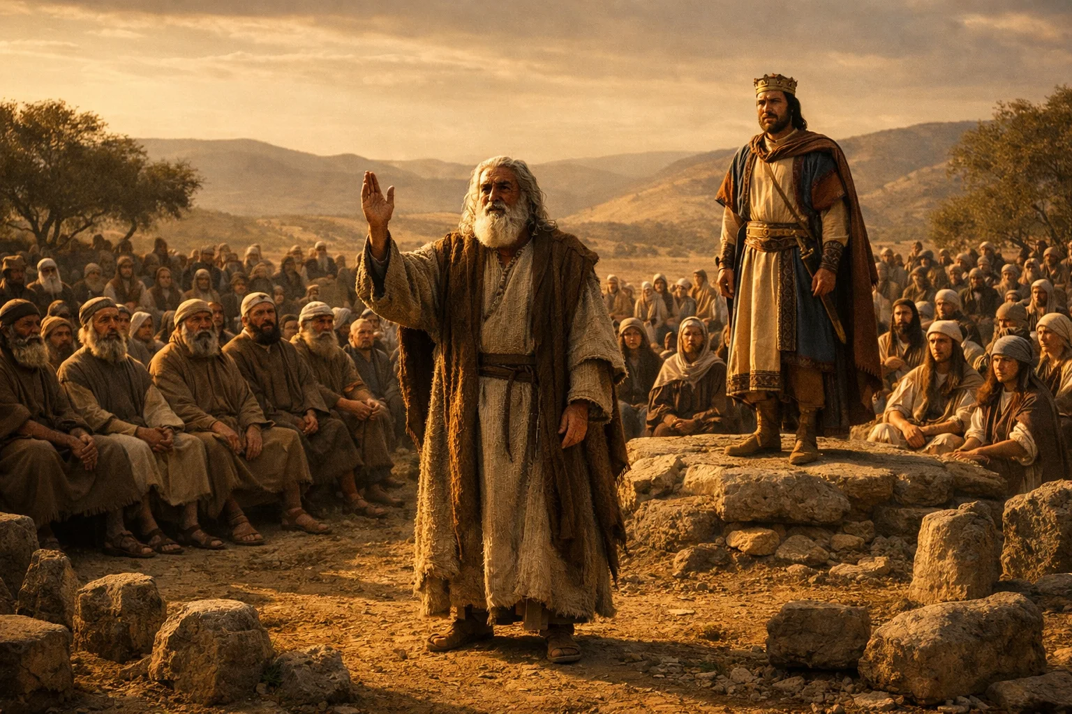 Samuel Stands Vindicated Before Israel