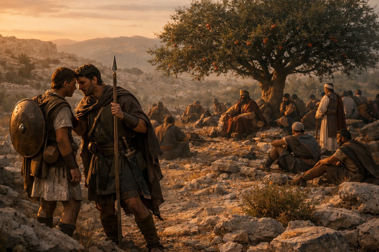 Jonathan Sets Out in Secret