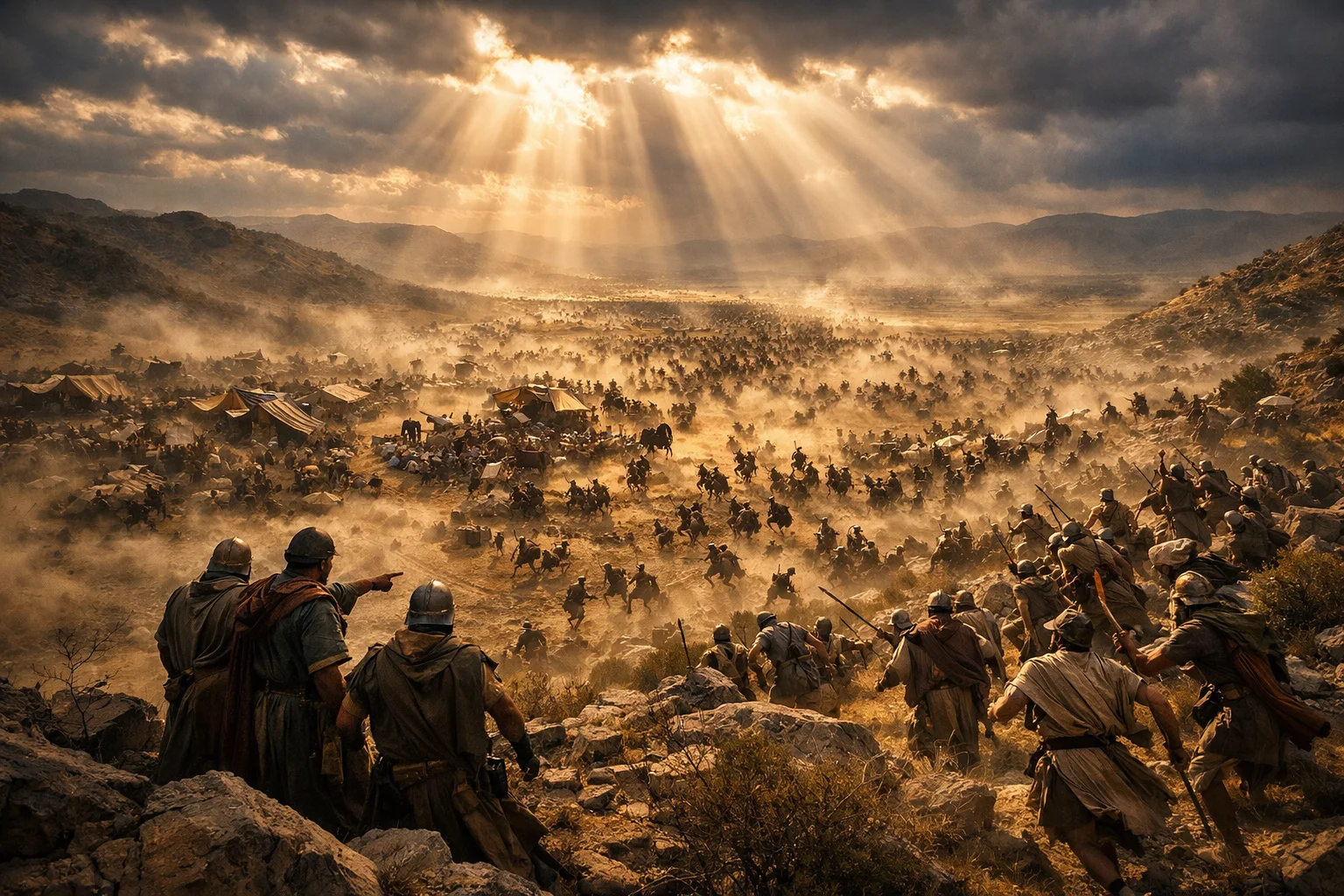 Panic Sent Through the Philistine Camp