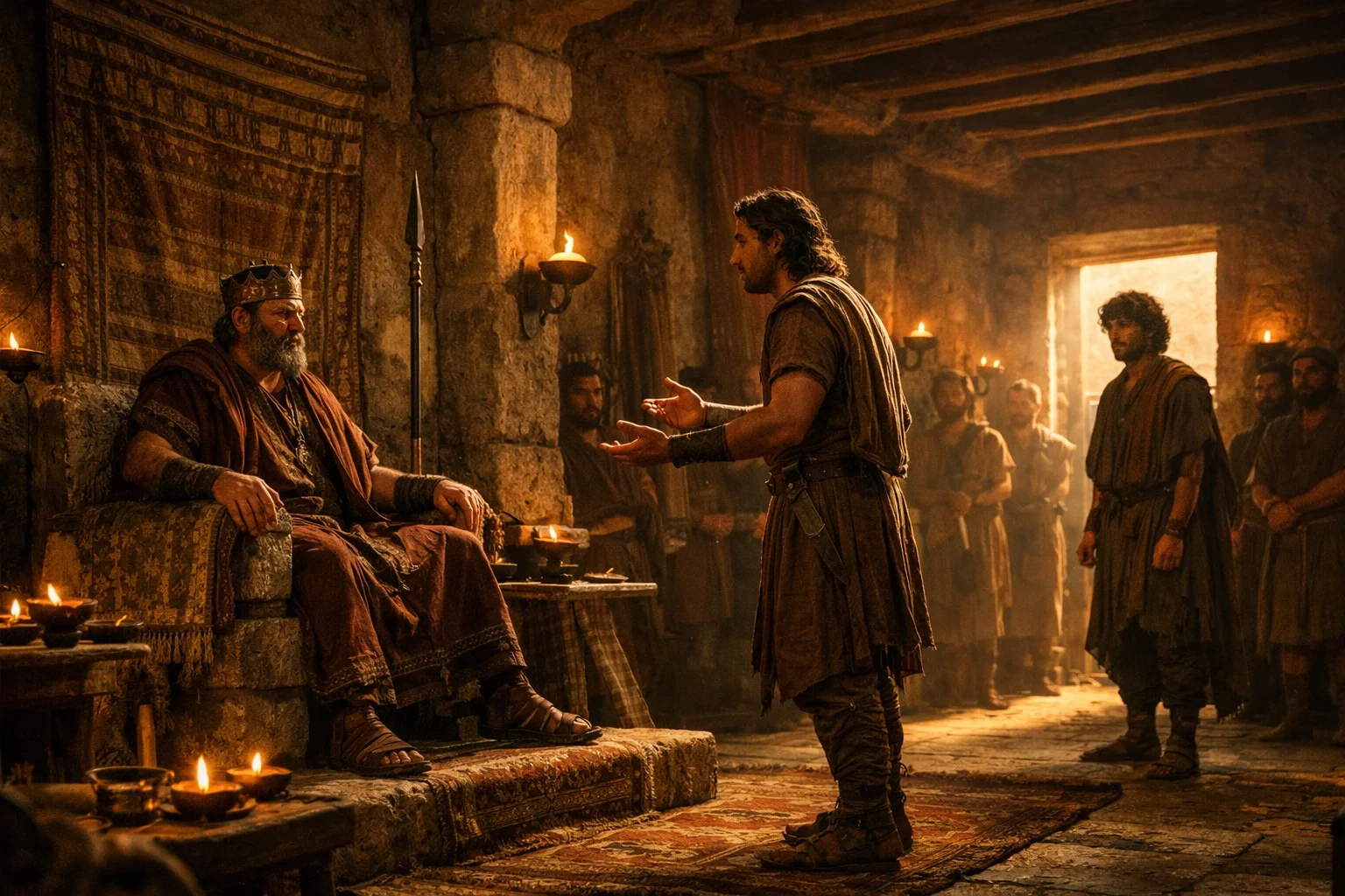 Jonathan Pleads Before Saul