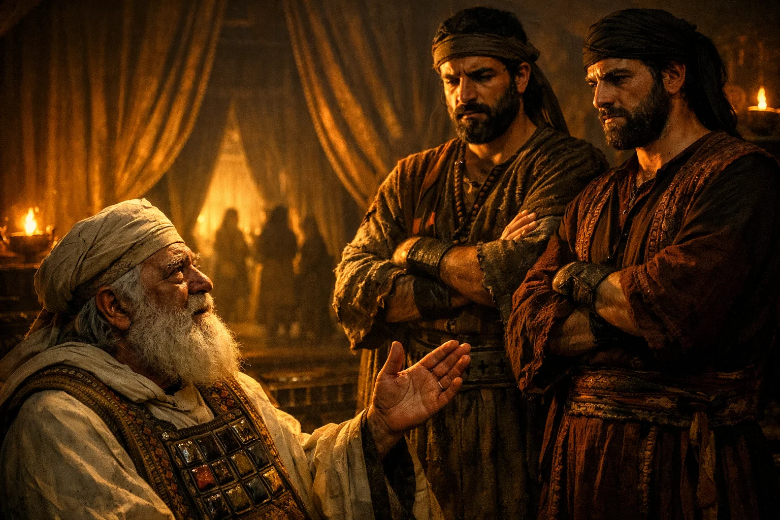 Eli Rebukes His Sons