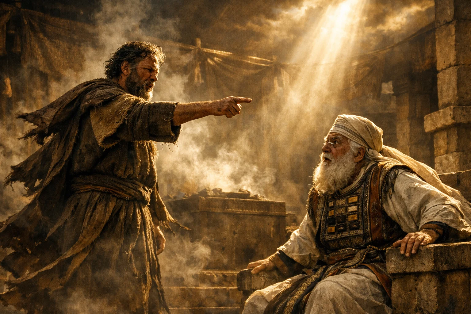 The Man of God Pronounces Judgment