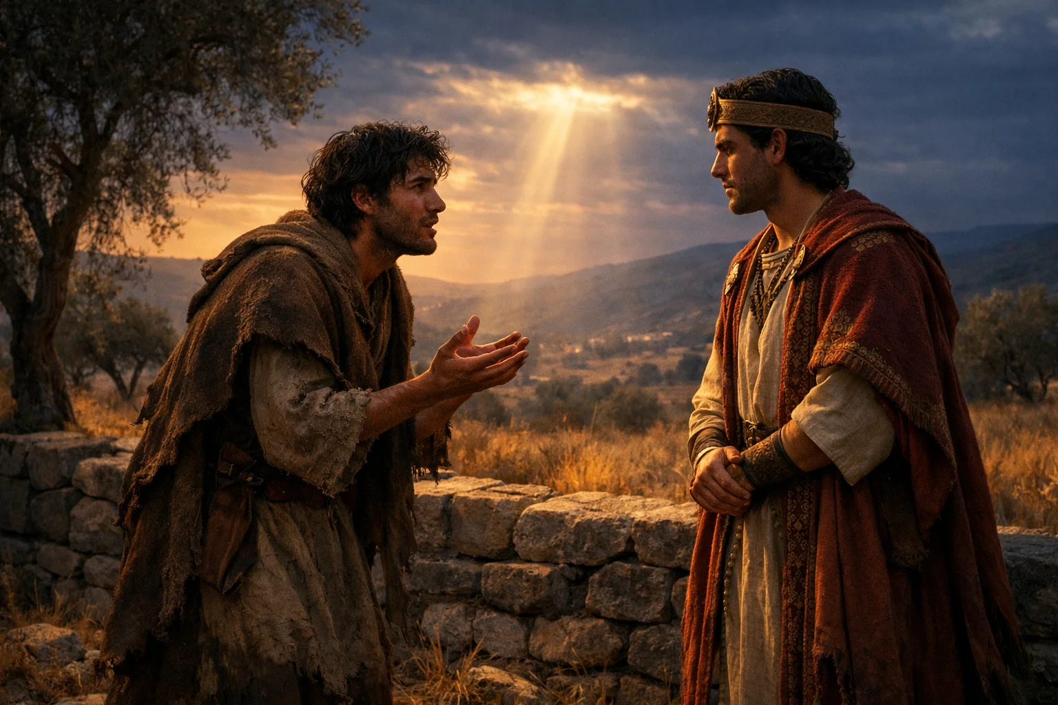 David Pleads with Jonathan