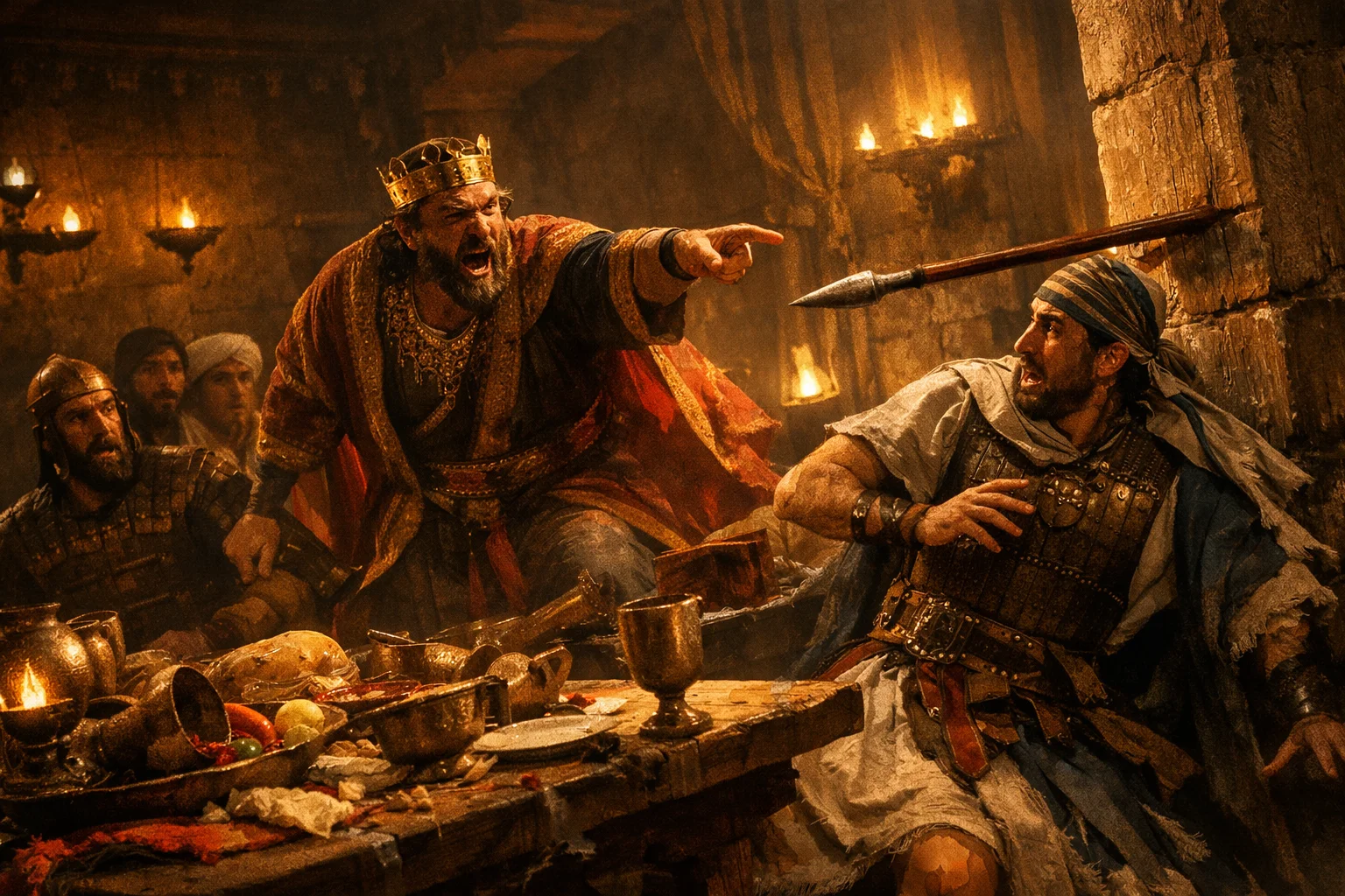 Saul’s Spear Against Jonathan