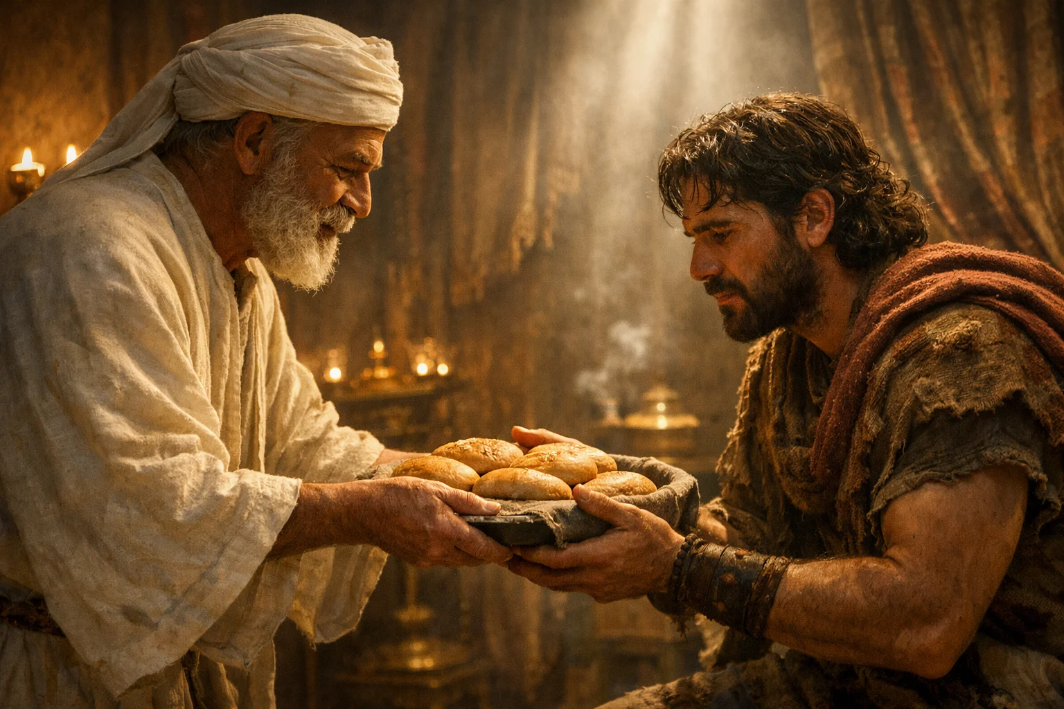 The Consecrated Bread Given