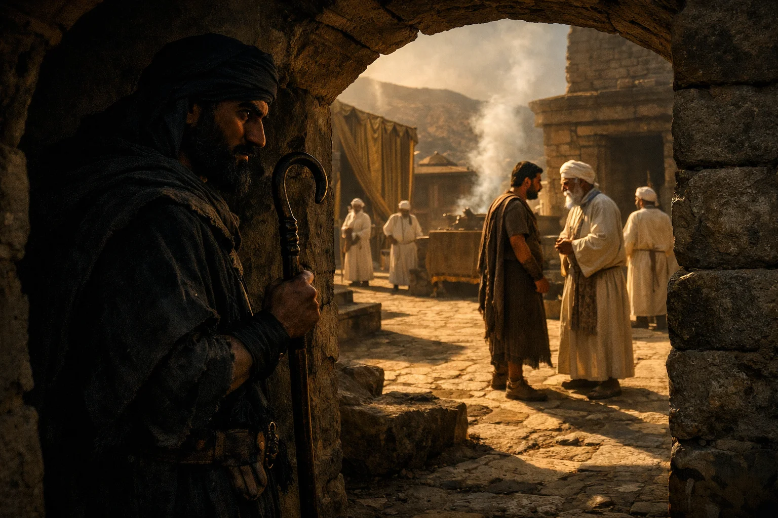 Doeg Watches in Silence