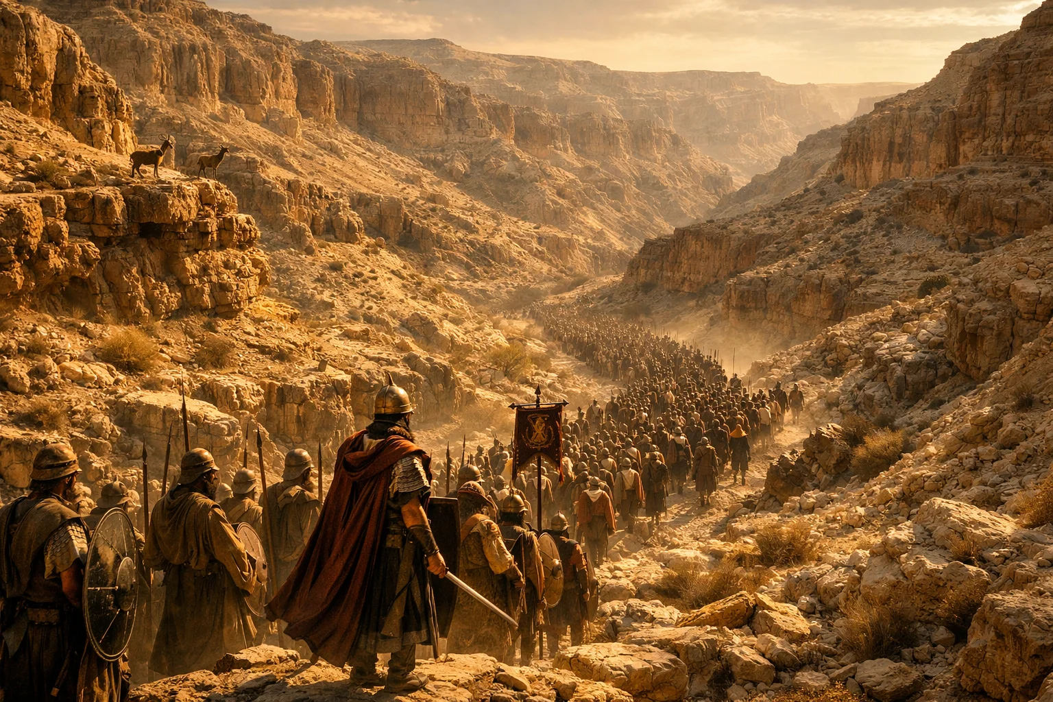 Saul Searches the Cliffs of En Gedi