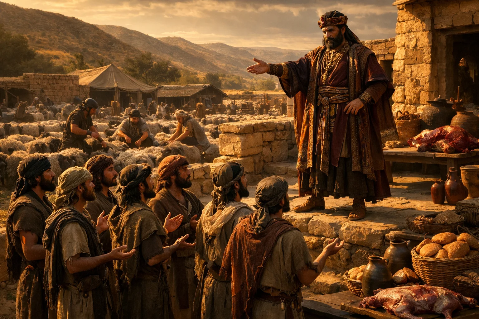 Nabal’s Wealth and Harsh Refusal