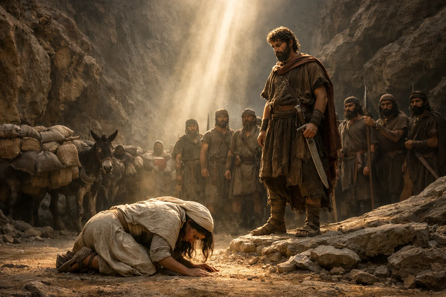 Abigail Bows Before David