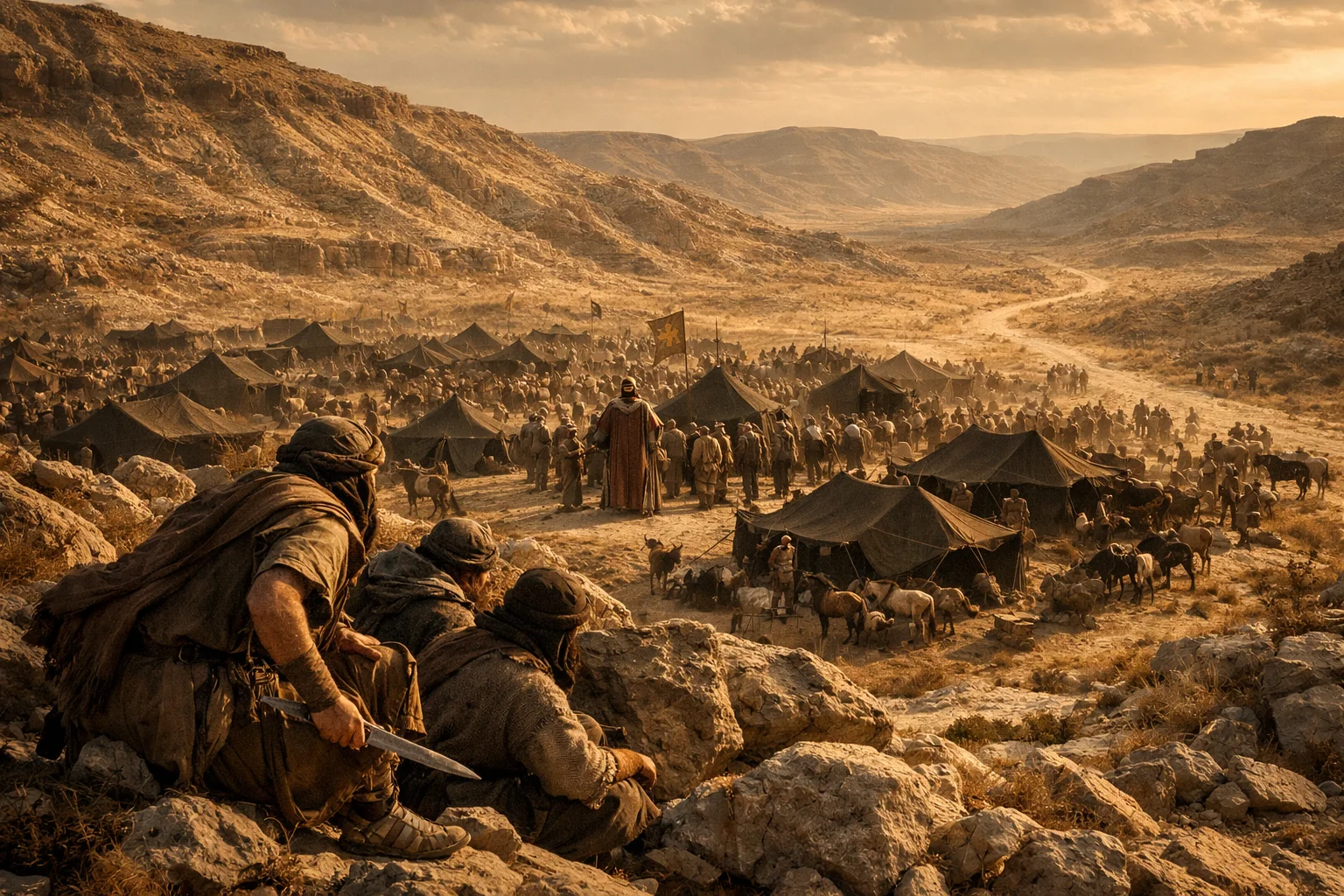 Saul Hunts David in the Wilderness of Ziph