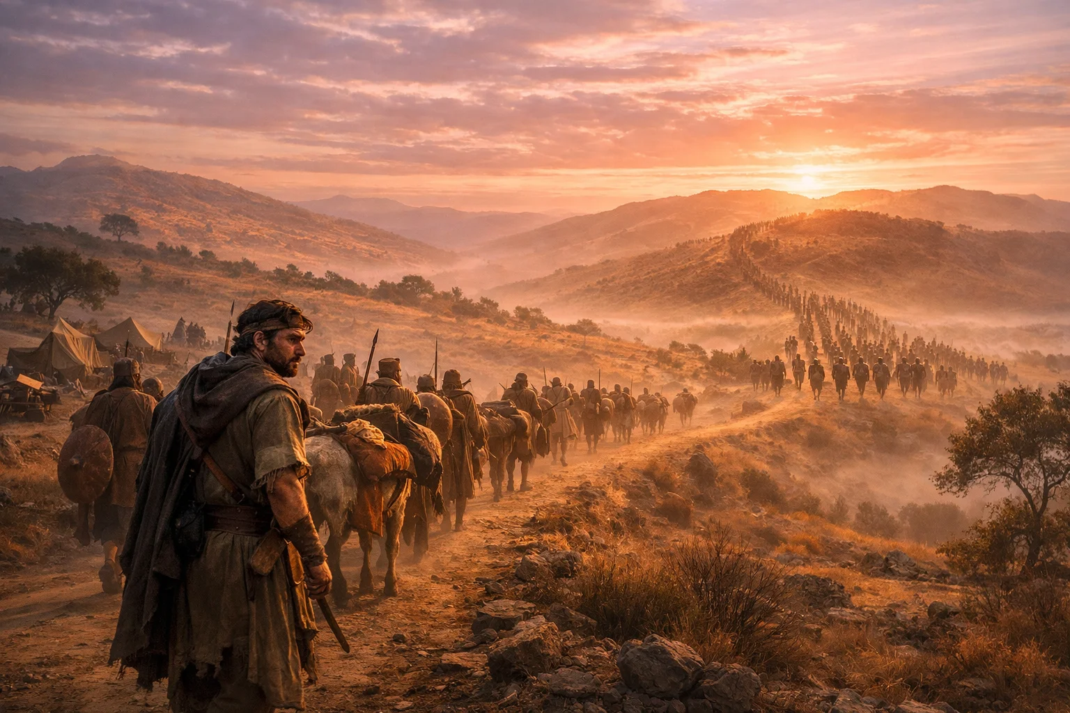 David Departs at Dawn