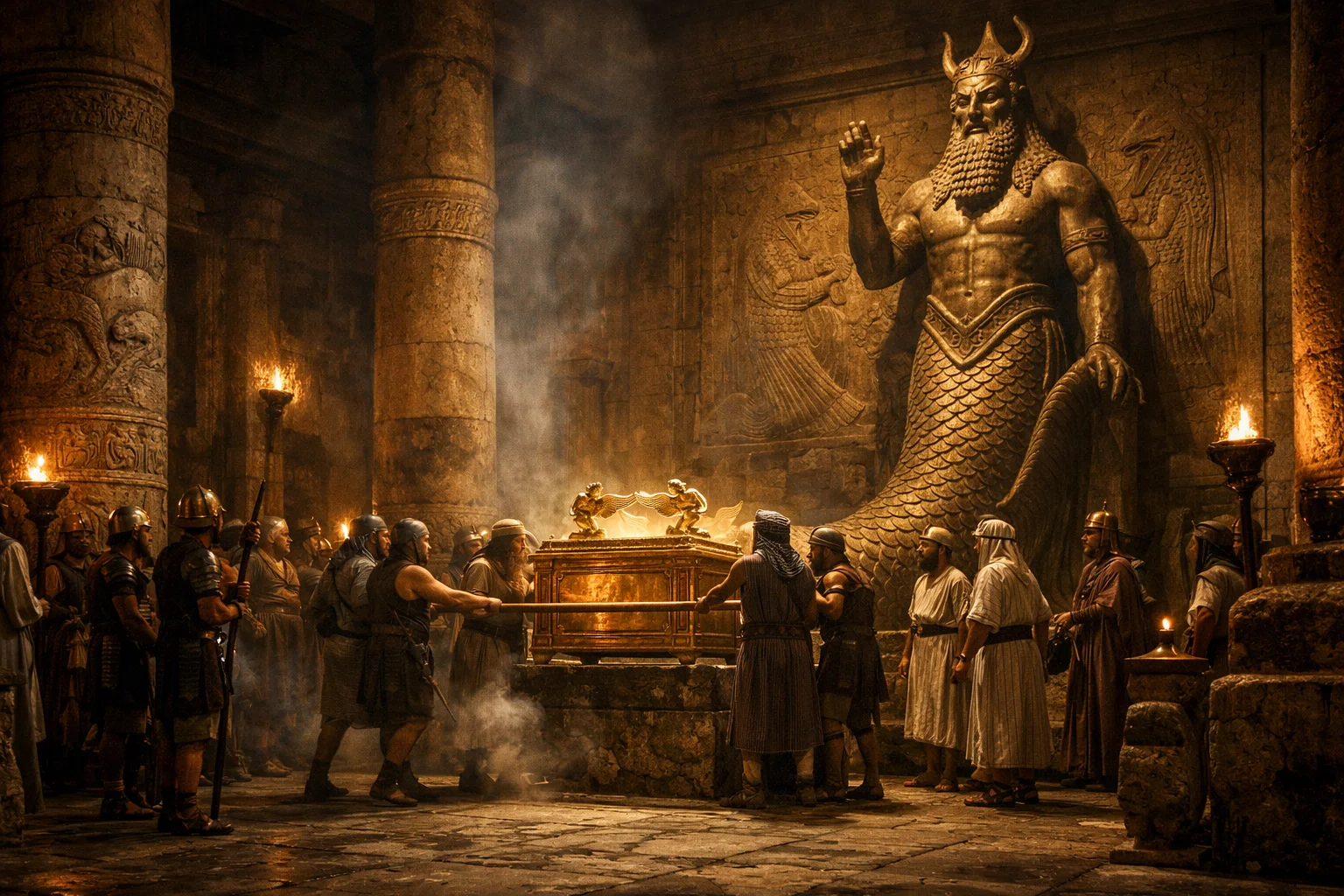 The Ark Set Beside Dagon