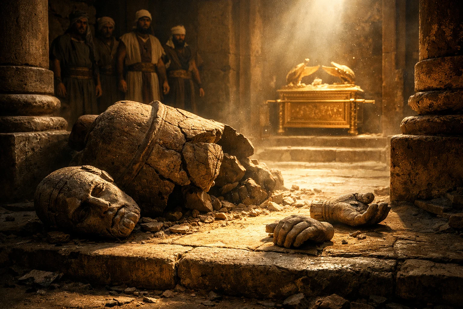 The Broken Idol on the Threshold